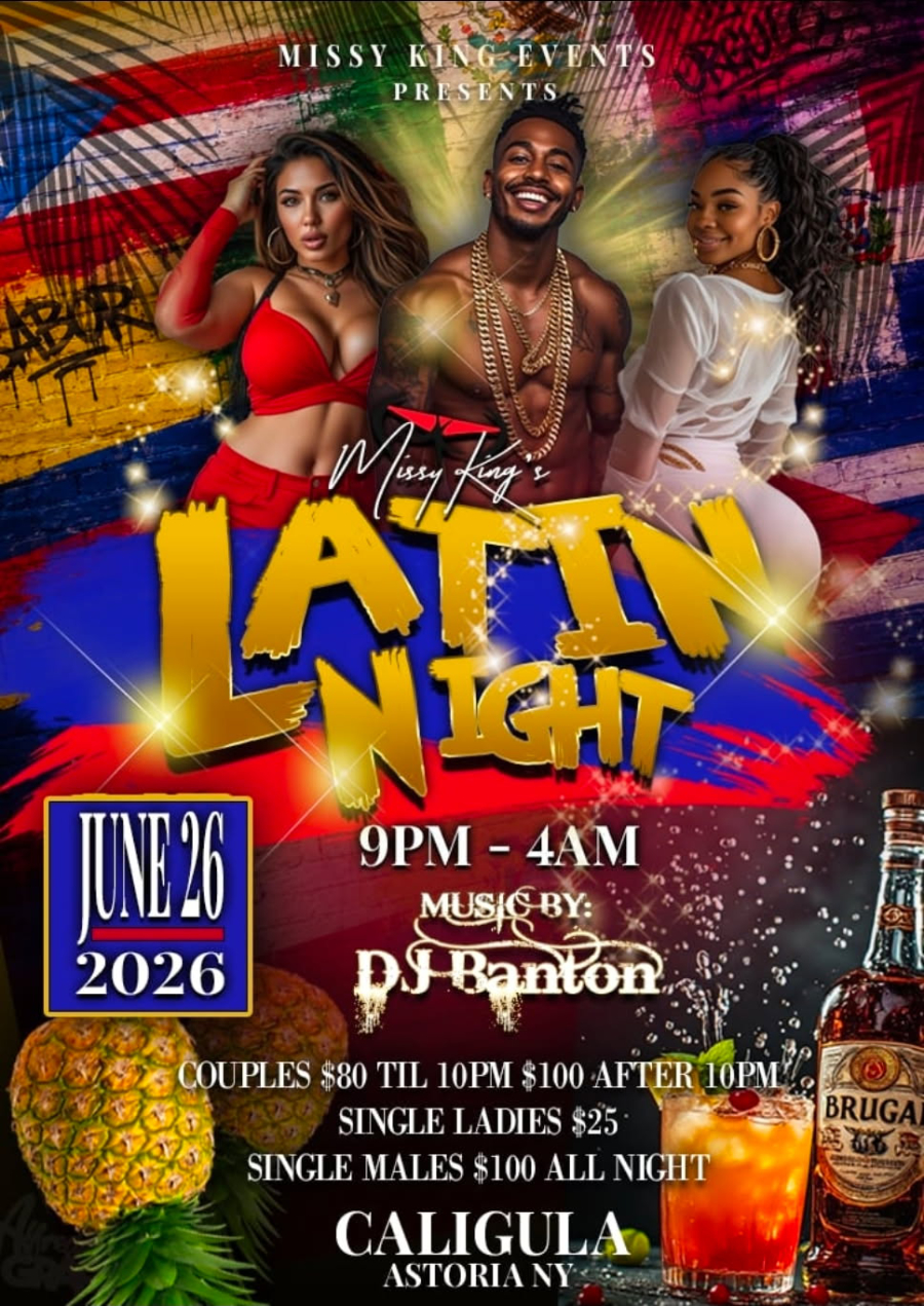 SEXY LATIN FRIDAY NIGHT PLAYFEST  ( NOCHE LATINA 2026 EDITION) FRIDAY JUNE 26TH 2026